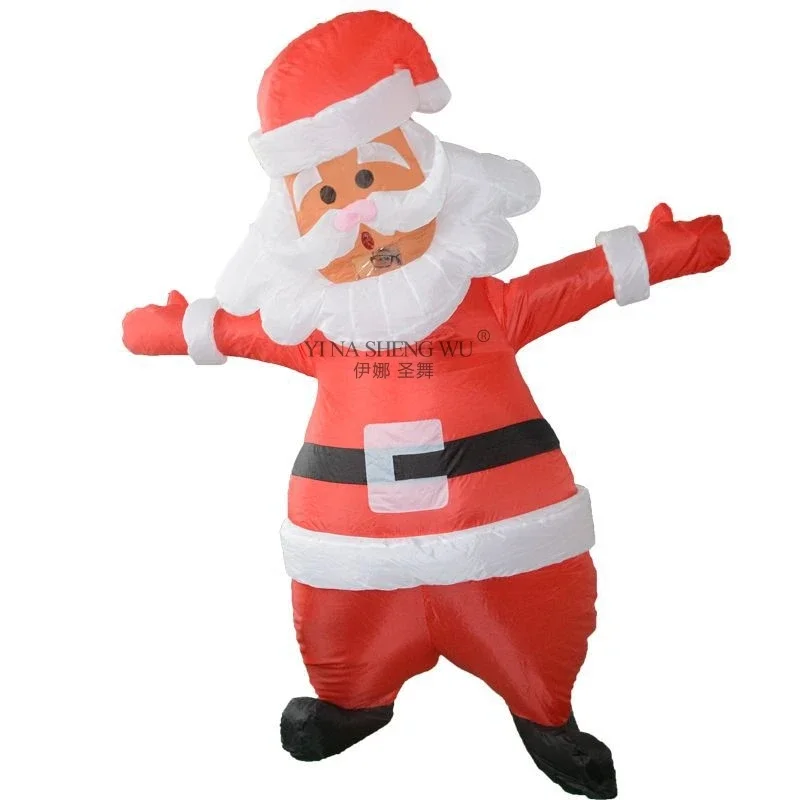 Christmas Inflatable Costume Snowman Navidad Santa Claus Party Decorations New Year Xmas  For Adult Halloween Inflatable Outfits