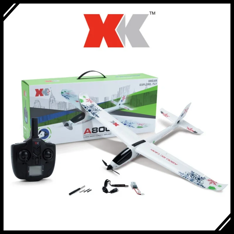 

WLtoys XK A800 RC Airplane 5CH Fixed Wing Foam Glider Remote Control Electric Aircraft Model Toy Plane for Kids Beginners Gift