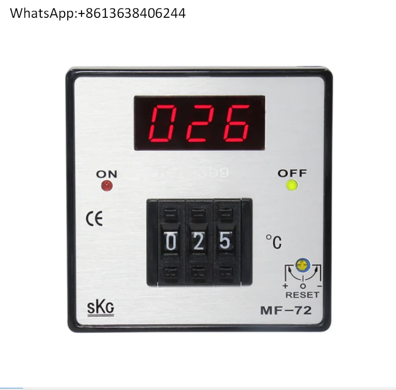 

MF-72 ограниченный вид смесителя, цифровой измеритель температуры, контроллер тока