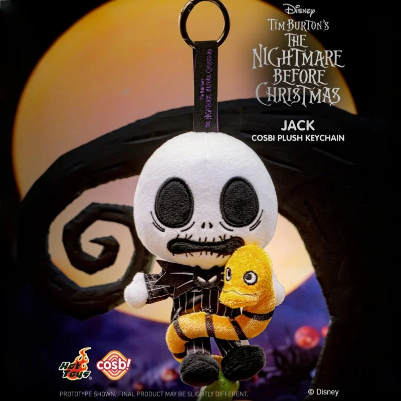 

Hot Toys The Nightmare Before Christmas Plush Blind Box Cosbi Collection Keychain Cute Bag Pendant Toy Halloween Mystery Gift