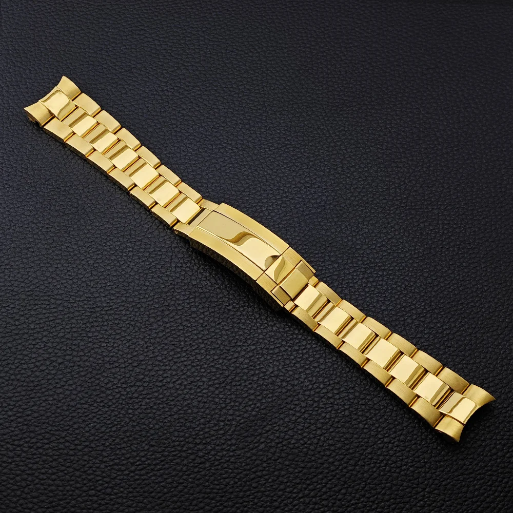 20mm Width High Quality Luxury Brand Full Solid Stainless Steel Daily Strap Men\'s watches Accessories Tool 20mm watch straps