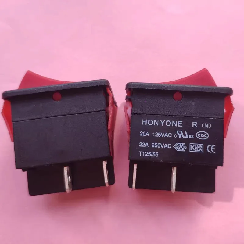 1PCS/LOT ship-shaped rocker switch LR-210-C5N-BR 30A is specially designed for high-current welding machines