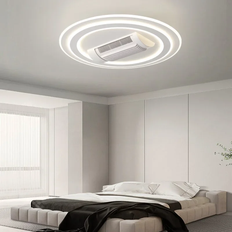 

Leaf free Fan Ceiling Light 2025 New Living Room Main Light Simple Modern and Atmospheric Bedroom Fan Light Home lighting