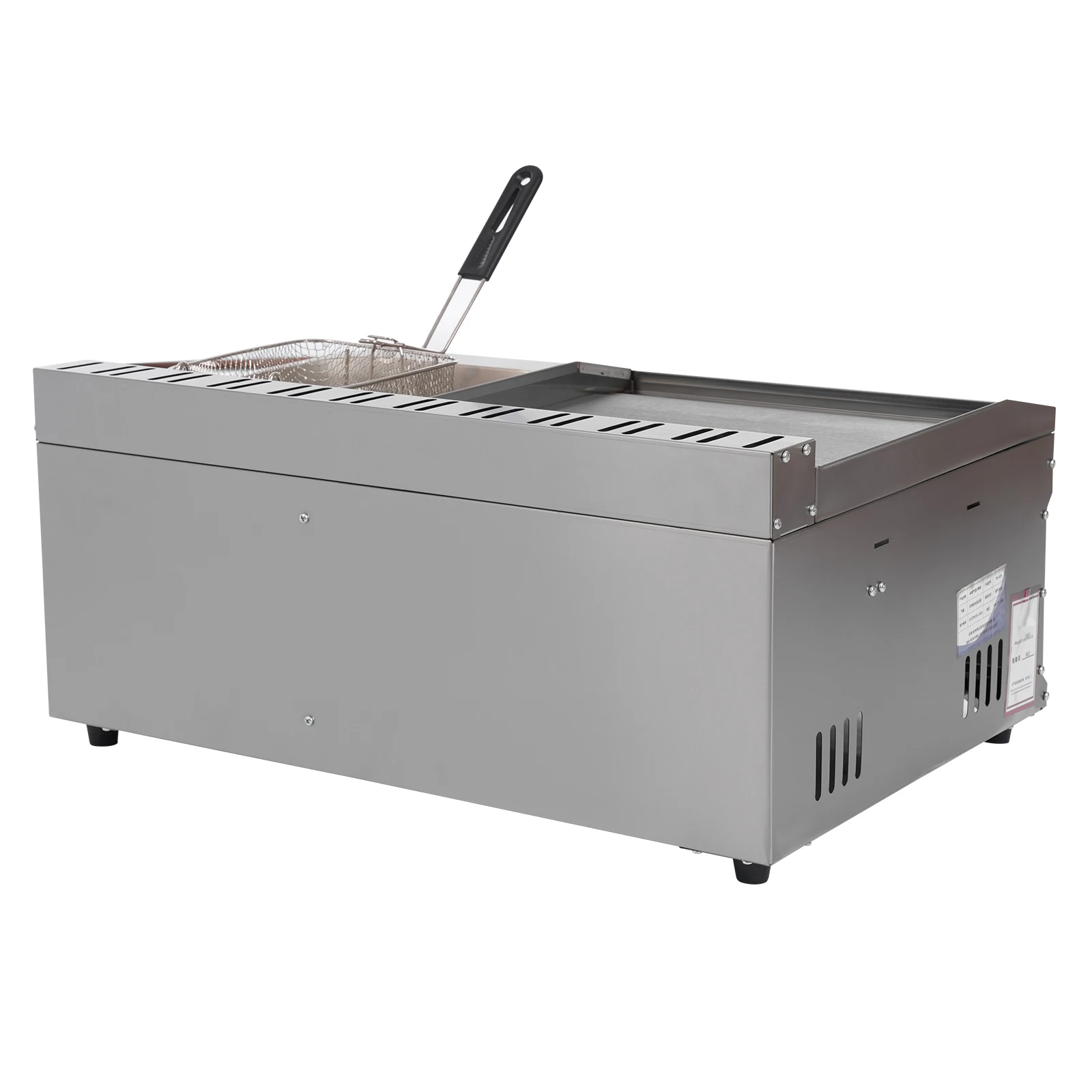 Efficient Gas Griddle: Dual Heating Zones and Independent Temperature Control for Faster, High-Quality Cooking