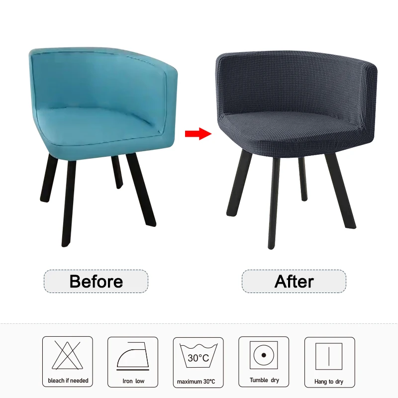 Stretch Dining Chair Slipcovers Triangle Dining Chairs Covers Jacquard Chair Seat Cover Protector for Office Home Kitchen