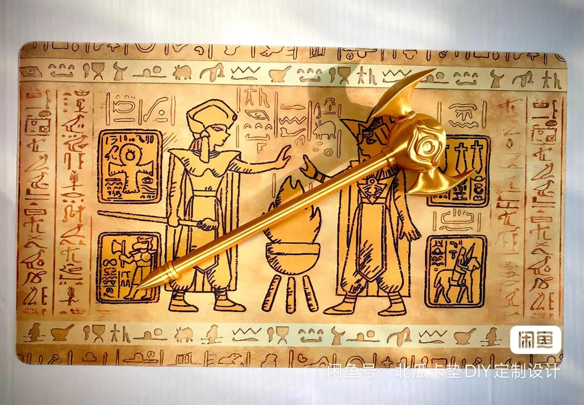 Yugioh Create a god of light slate Play Mat Yu-Gi-Oh! TCG OCG Trading Card Games Mat Duel Plate Rubber Card Mat Mouse Pad