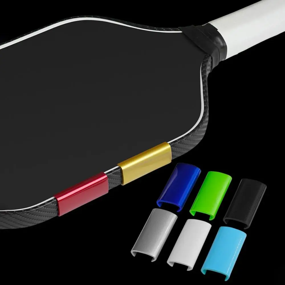 

5Pcs Fit for 16mm Pickleball Paddle Edge Protector Weighted Blocks Shock Absorption Edge Protector Clips Decorative Colorful