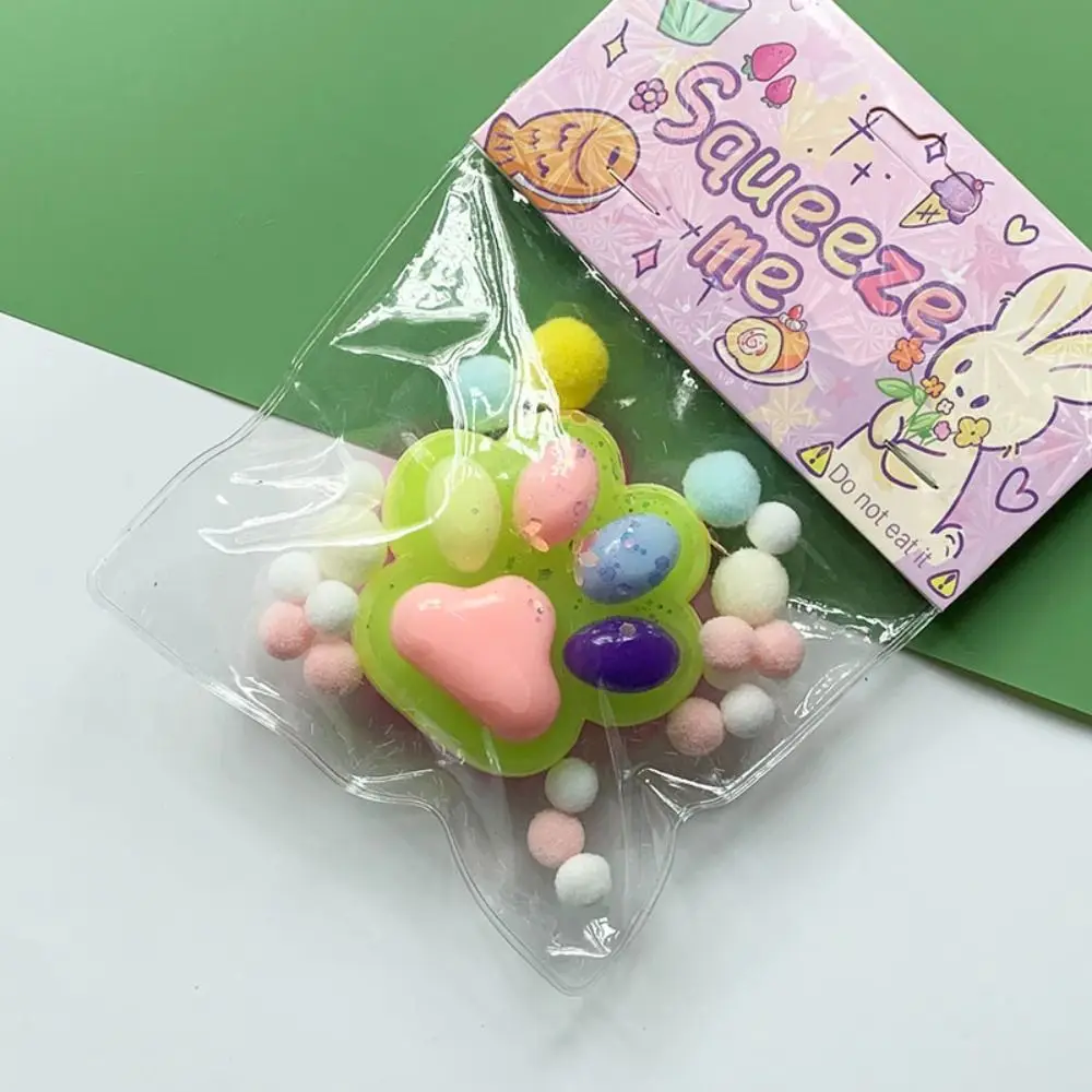 ของเล่นแมวน่ารักนุ่มนิ่มบีบได้ ช่วยลดความเครียด ของเล่นบีบคลายเครียดแบบเหนียว ยืดหยุ่นช้าๆ บีบแล้วคืนรูปทรง ของเล่นบีบคลายเครียด