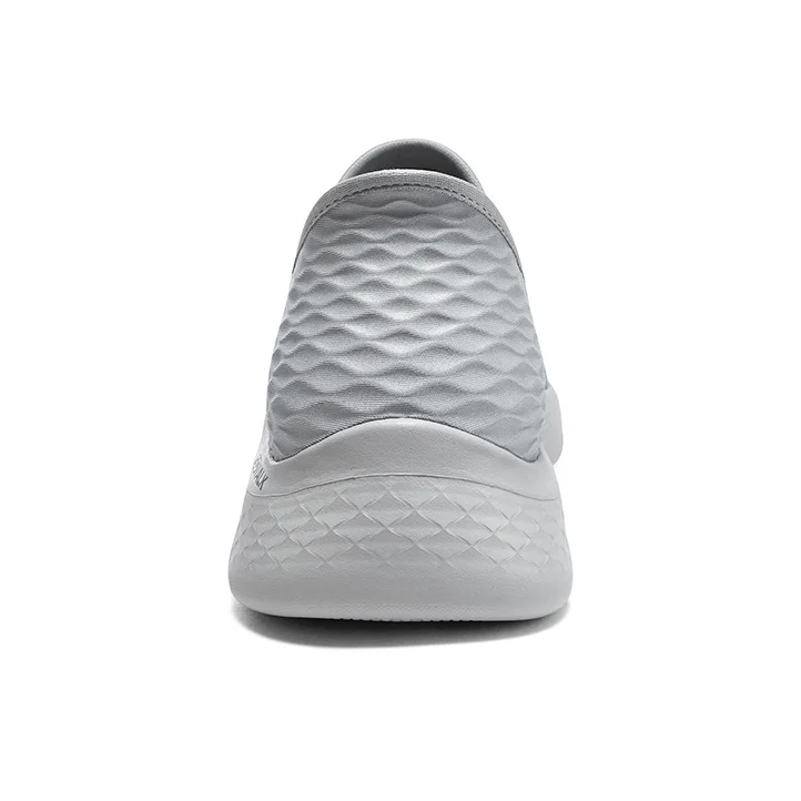 Skechers Go Walk Fle Penetration Technology Mesh Low top Casual Shoes Men's Gray White 216491-LTGY