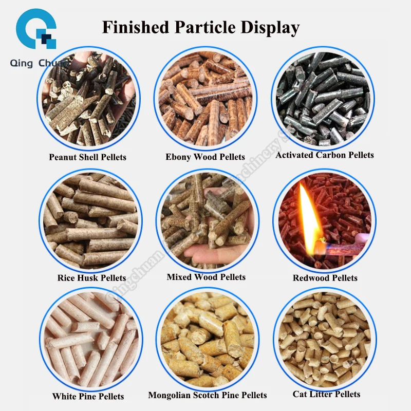 Biomass Granulator Rice Husk Granule Pressing and Forming Equipment Environmental Protection Fireplace Fuel Granulator