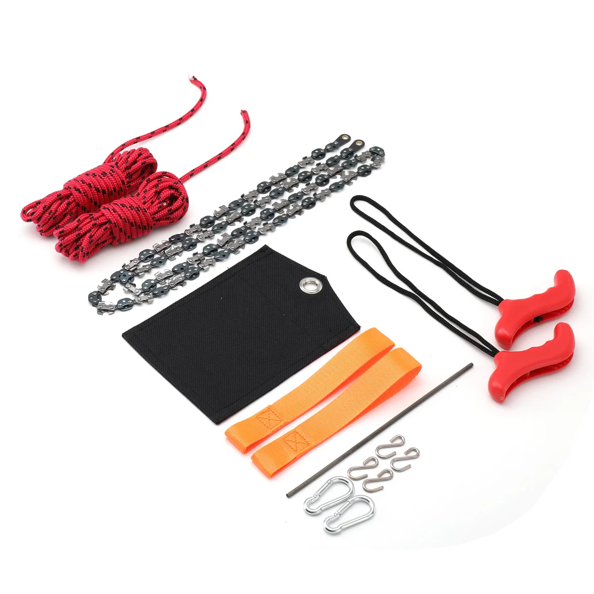 Tragbare Zugsäge 48 Zoll Handgeführte Drahtsäge Outdoor Survival Handkettensäge Multifunktions-Taschenkettensäge – Detail 16
