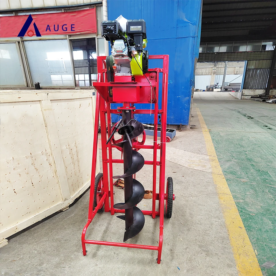 Garden Tools Chainsaw Trench Digger Factory Price Well Digger Machine Construction Hole Digger Machine