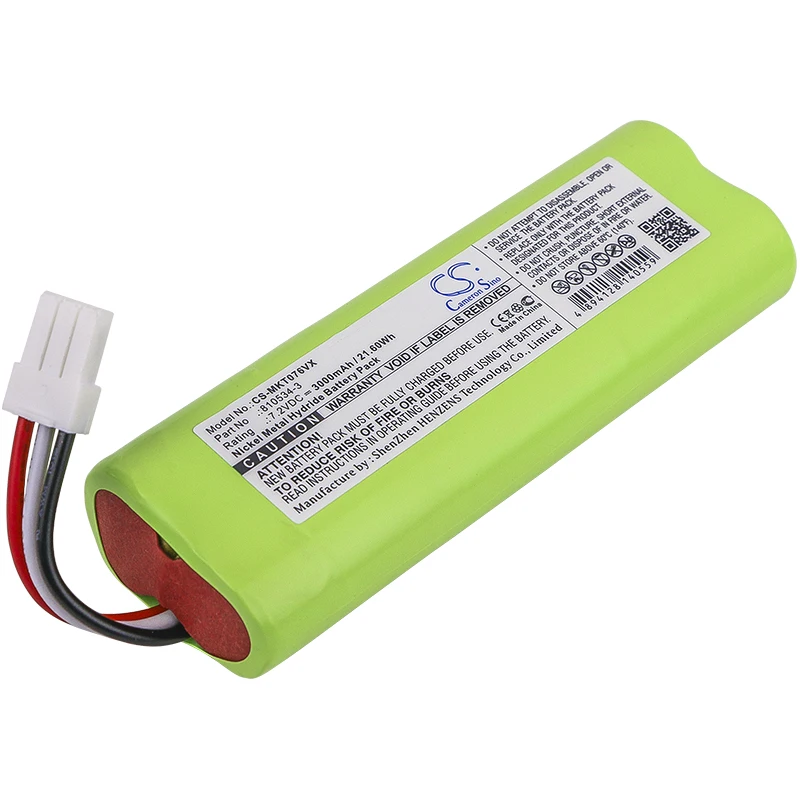 

Cameron Sino 3000mAh Battery 810534-3 for Makita 4076, 4076D, 4076DWR, 4076DWX