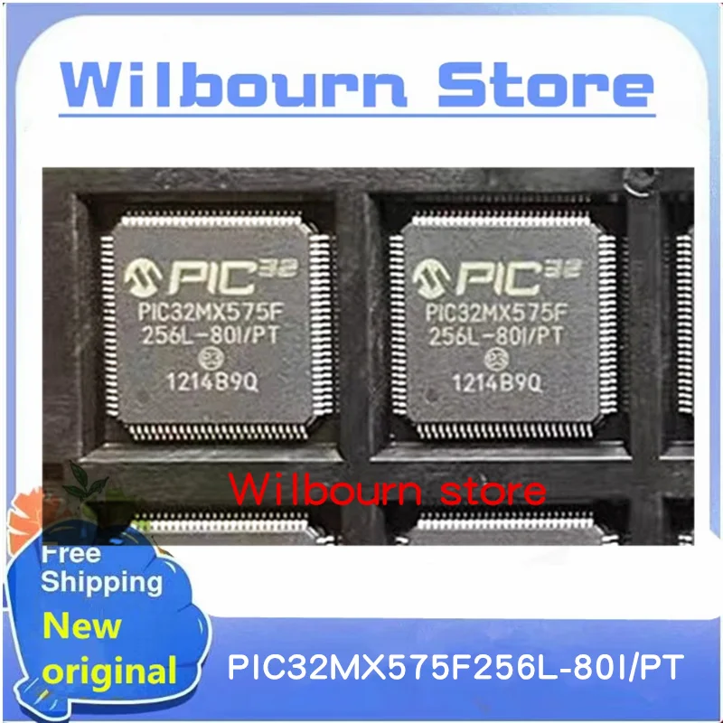 

100% новый оригинальный 1 шт./лот PIC32MX575F256L-80I/PT PIC32MX575F 256L-80I/PT TQFP100