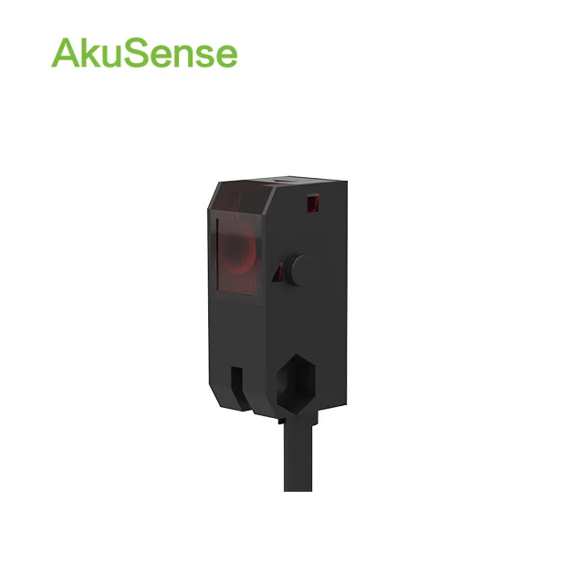 24v Photoelectric Sensor NPN Light Sensor 33ms Response Time Automatic Thrum-beam Akusense Light Sensors Manufacturers view 2