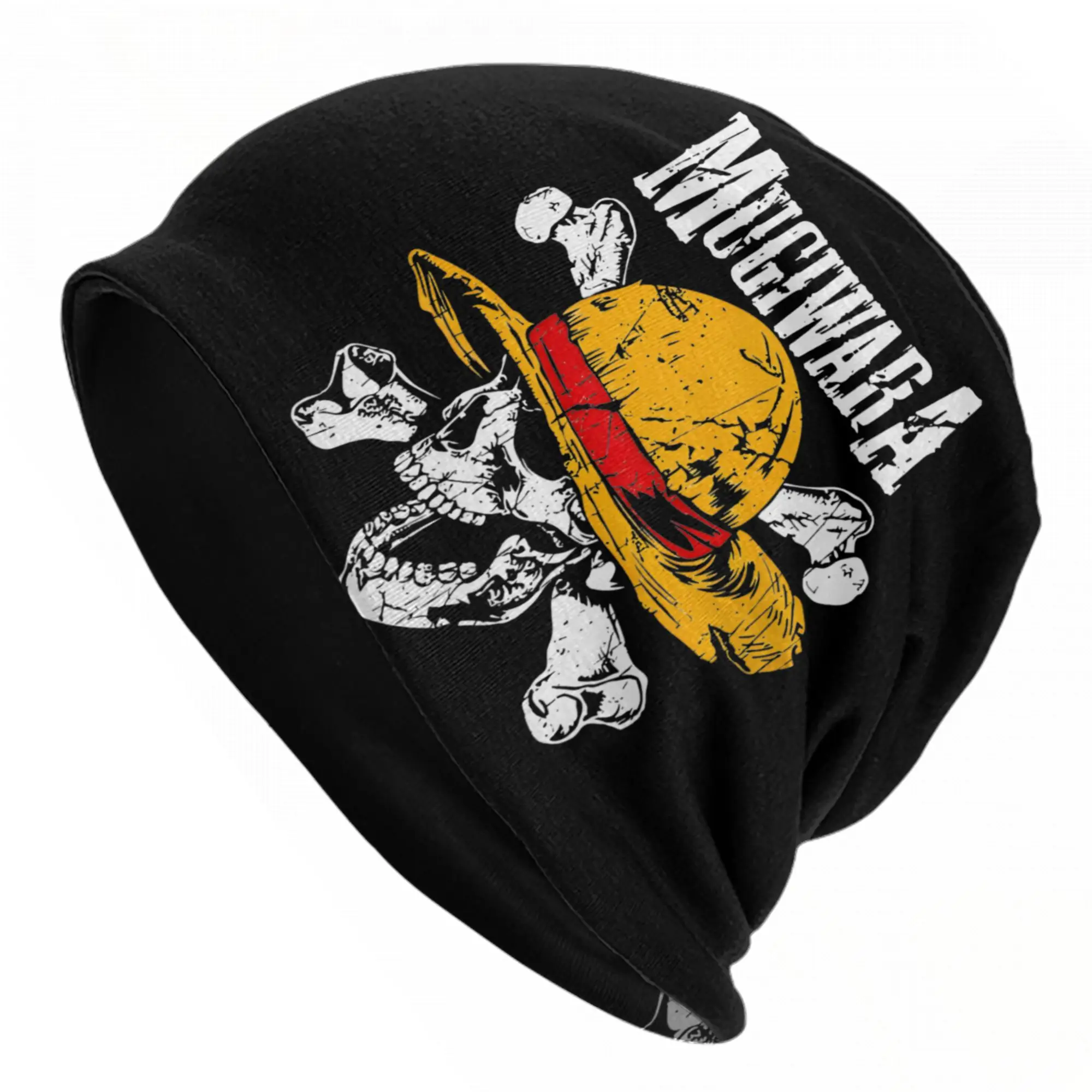 One Piece Luffy Strawhat Jolly Roger  Caps  Vintage Unisex Outdoor Skullies Beanies Hats Summer Warm Head Wrap Bonnet Hat