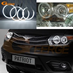 For Baijah Tulos UAZ Patriot Excellent Ultra Bright CCFL Angel Eyes Halo Rings Light Car Accessories