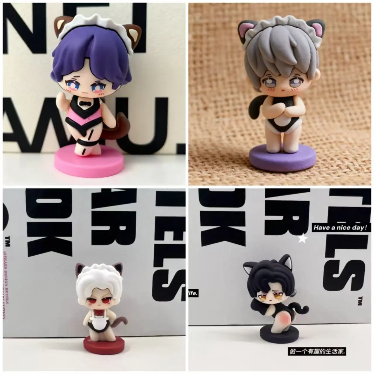 

Love and Deep Space game-related PVC material 5cm cute tabletop decoration figurine