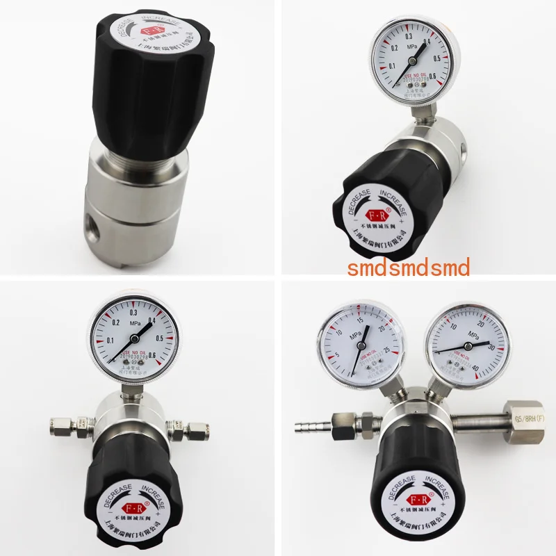 Stainless steel gas pressure reducing valve 316L pressure reducing valve sleeve valve