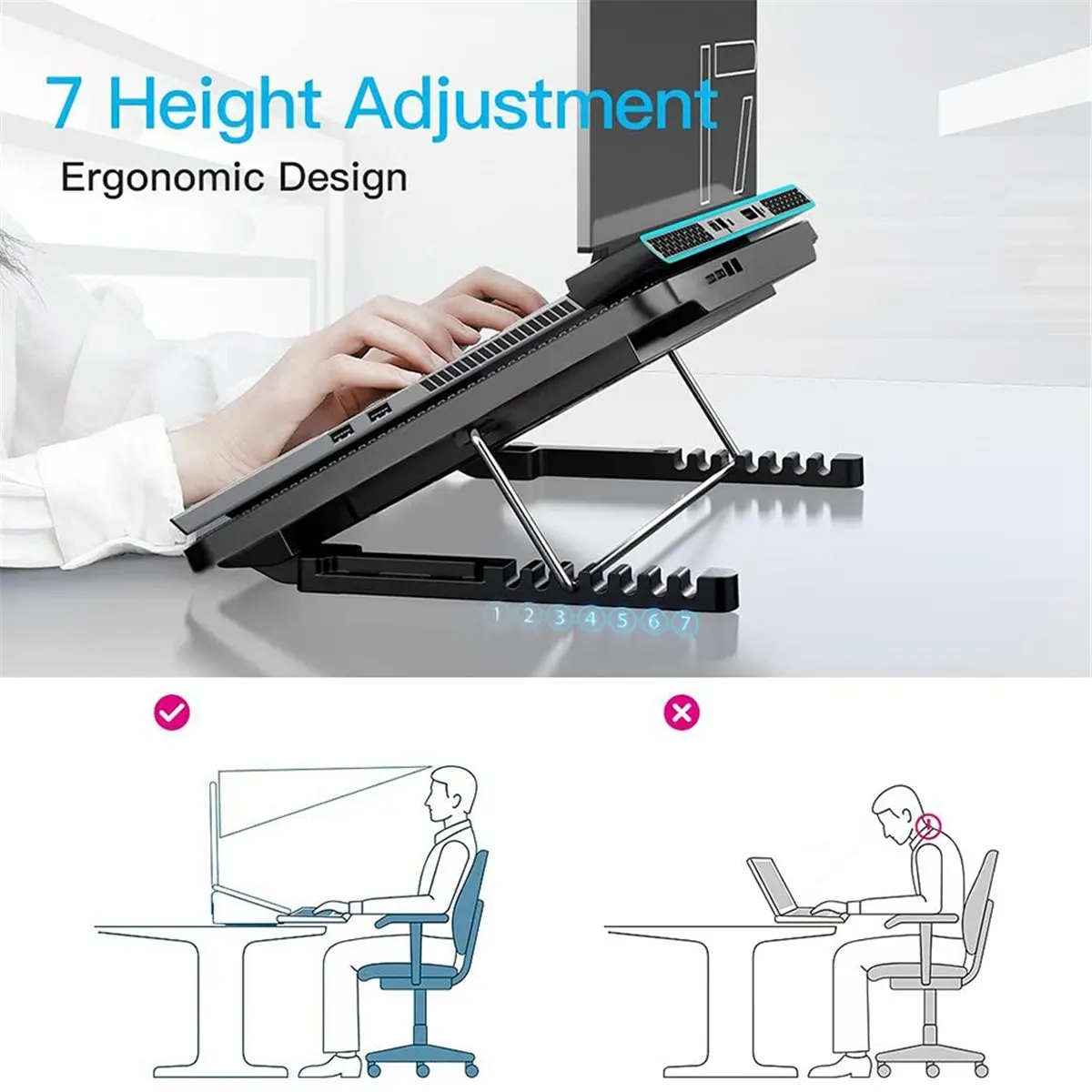 a46u-laptop-cooling-pad-laptop-cooler-with-6-quiet-fans-7-height-wind-speed-adjustable-2-usb-port-phone-holder