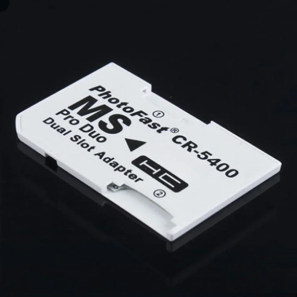 بطاقة فلاش TF بفتحة مزدوجة إلى محول ذاكرة MS Pro Duo لمحول PSP 1000/2000/3000 CR5400 ملحقات الألعاب #2