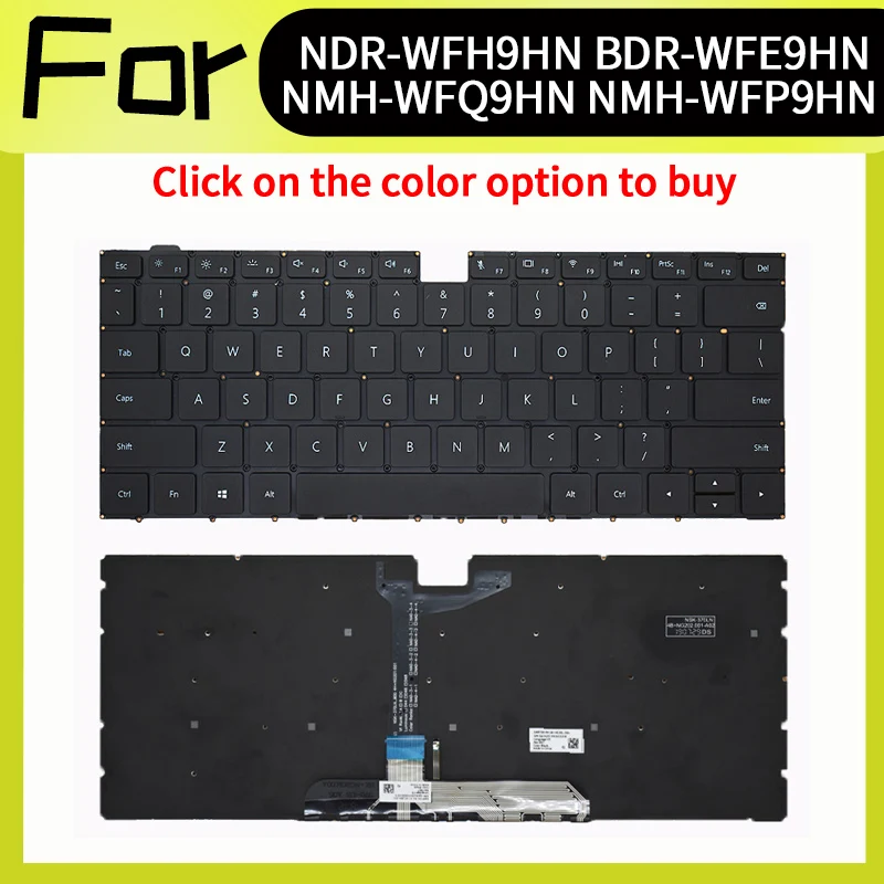 

New US Keyboard For Magicbook NDR-WFH9HN BDR-WFE9HN NMH-WFQ9HN NMH-WFP9HN