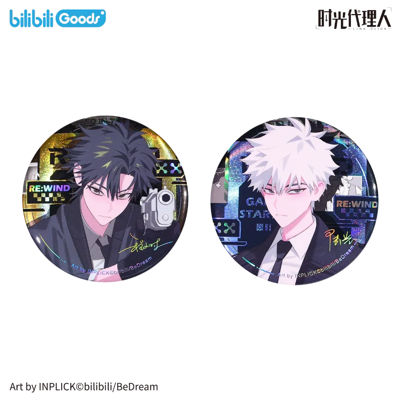 Link Click M.O.D RE:WIND Anime Peripherals Tin Badges Morning Time Felix Acrylic Pendant Ornament Cosplay Costume Accessories