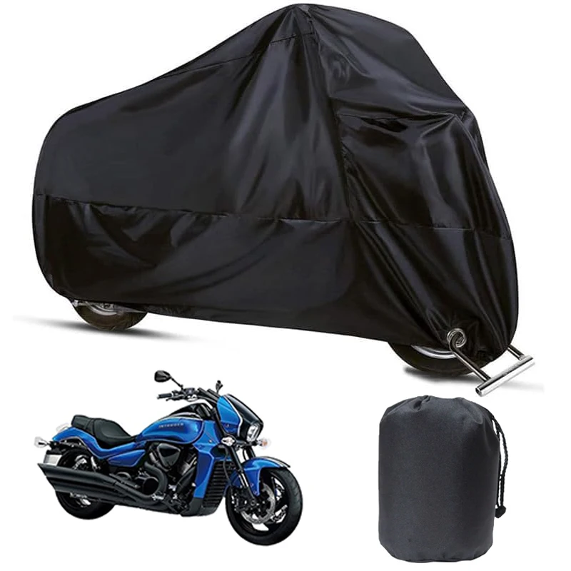 

Factory Custom High Quality Waterproof Motorcycle Cover with Lock Holes Rain Dust UV Protective for Outdoor