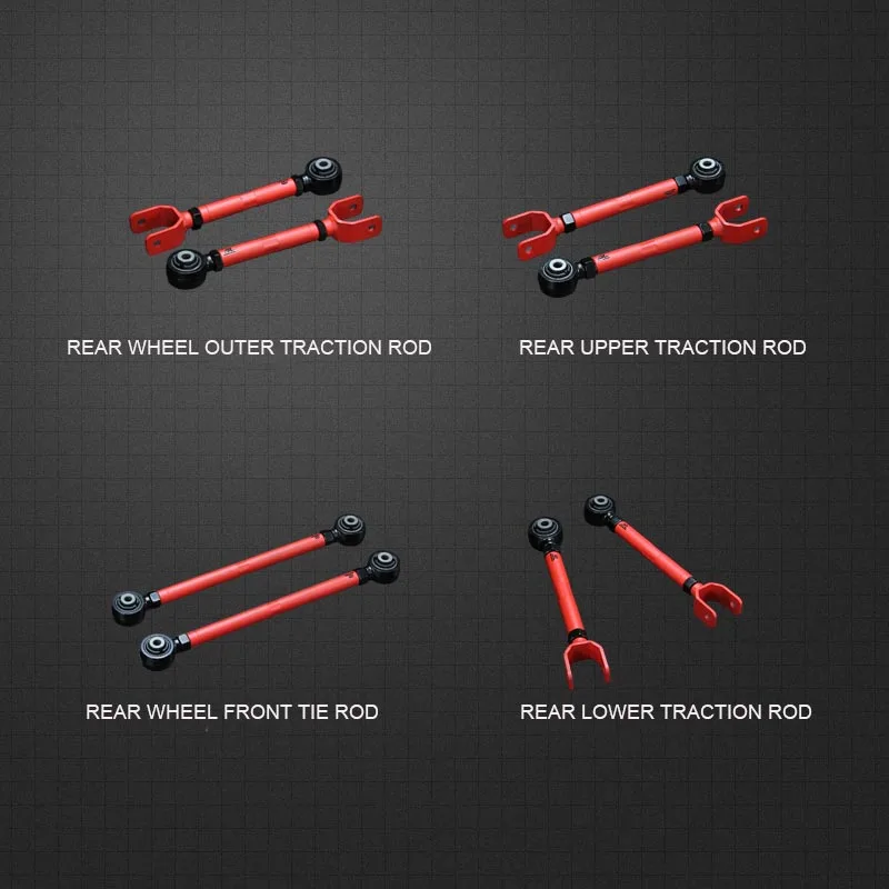 Rear Camber Kits For Cadillac ATS-L 2014-2019 Adjustable Traction Rod Suspension Bars