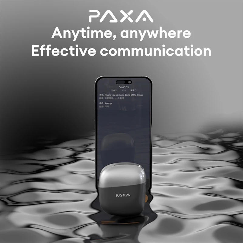 PAXA Space-Y3Pro AI Wireless Bluetooth 5.4 Earphones Hi-Fi Stereo Game Music Headset Can Recording Translation HD Call AI Chat