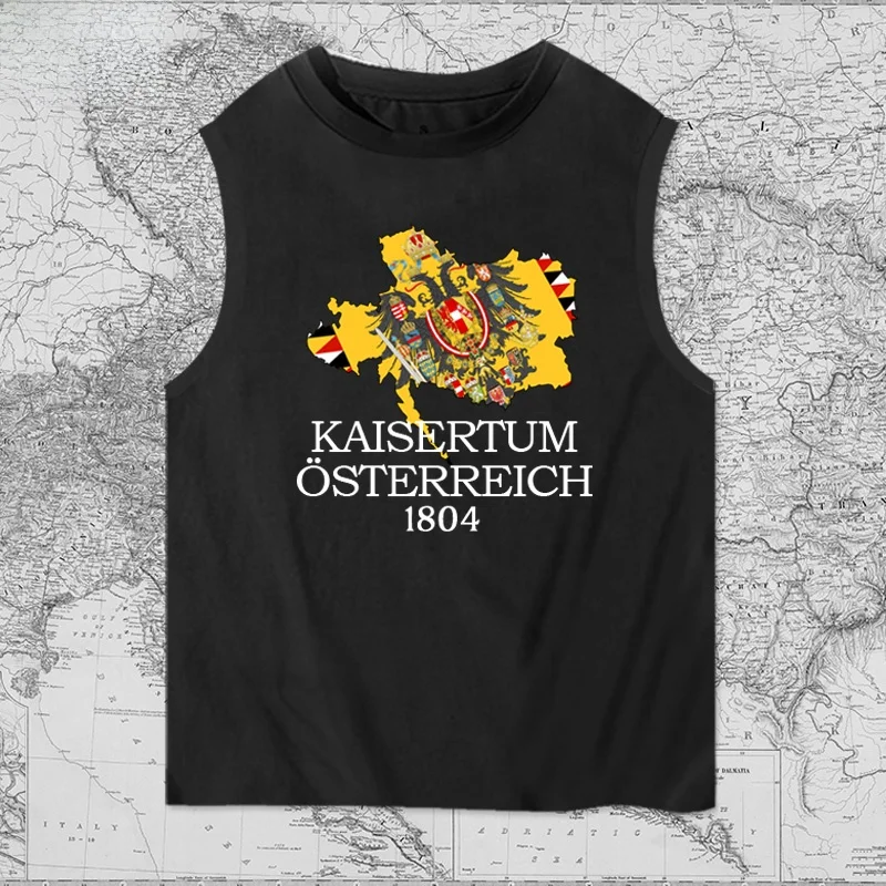 Empire Austro-Hungarian Geoaphy Indiions Svel T-Irt Men's Pure Cotton Vest Clot…