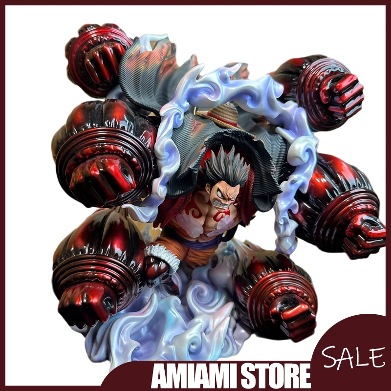 

29cm One Piece Gear 4 Boundman Luffy Figure Great Ape King Kong Gun Ver. Multi-Fist Attack Statue Desktop Decoration Gifts Toys