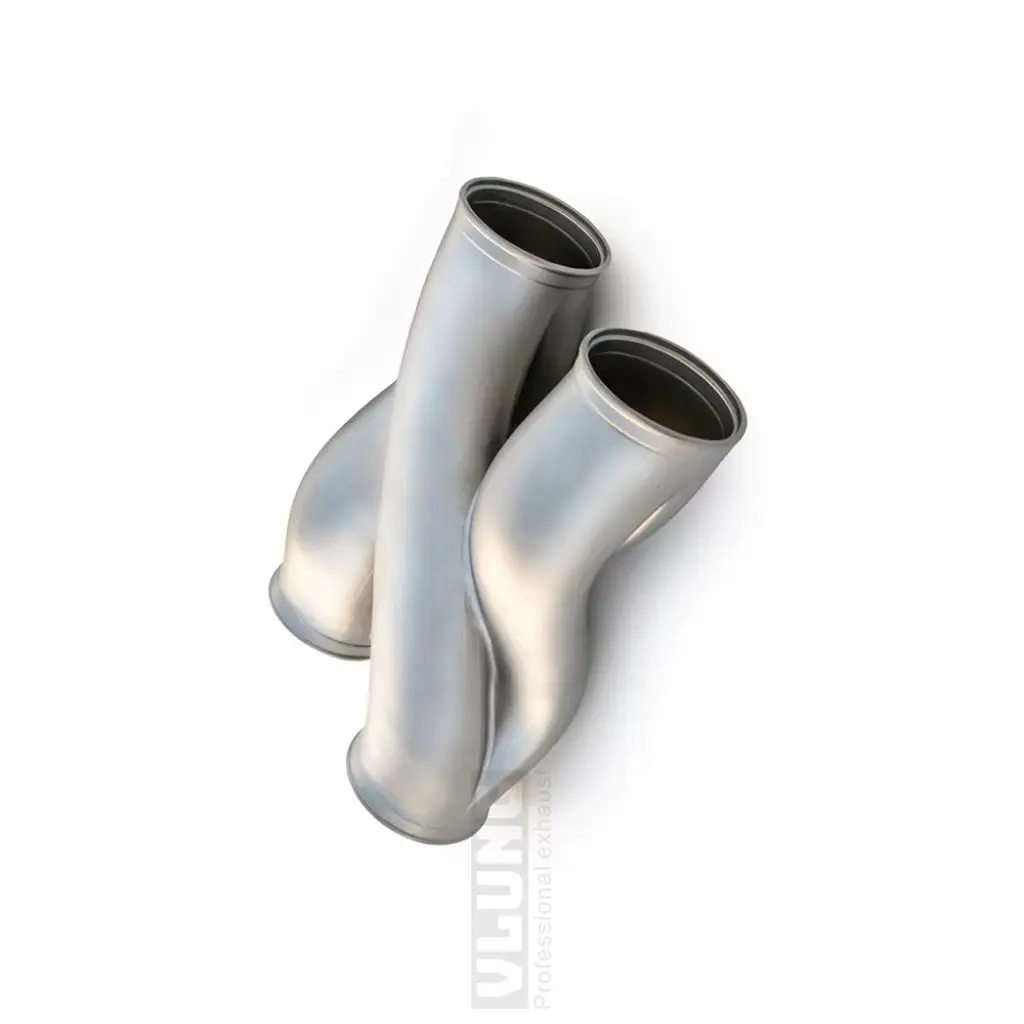 Z-Pipe Universal Exhaust Muffler Pipe 2.5 2.75 3 Inch Stainless Steel High Performance Car Midpipe Resonator Replacement