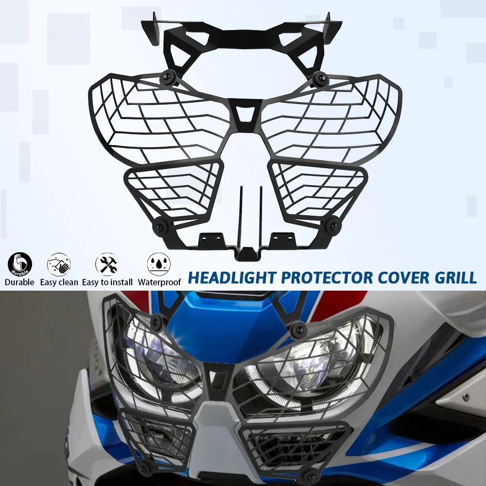 

Motorcycle FOR HONDA CRF1100L AFRICA TWIN ADV Headlight Head Light Guard Protector Cover CRF 1100 L ADVENTURE SPORTS 2022 2023