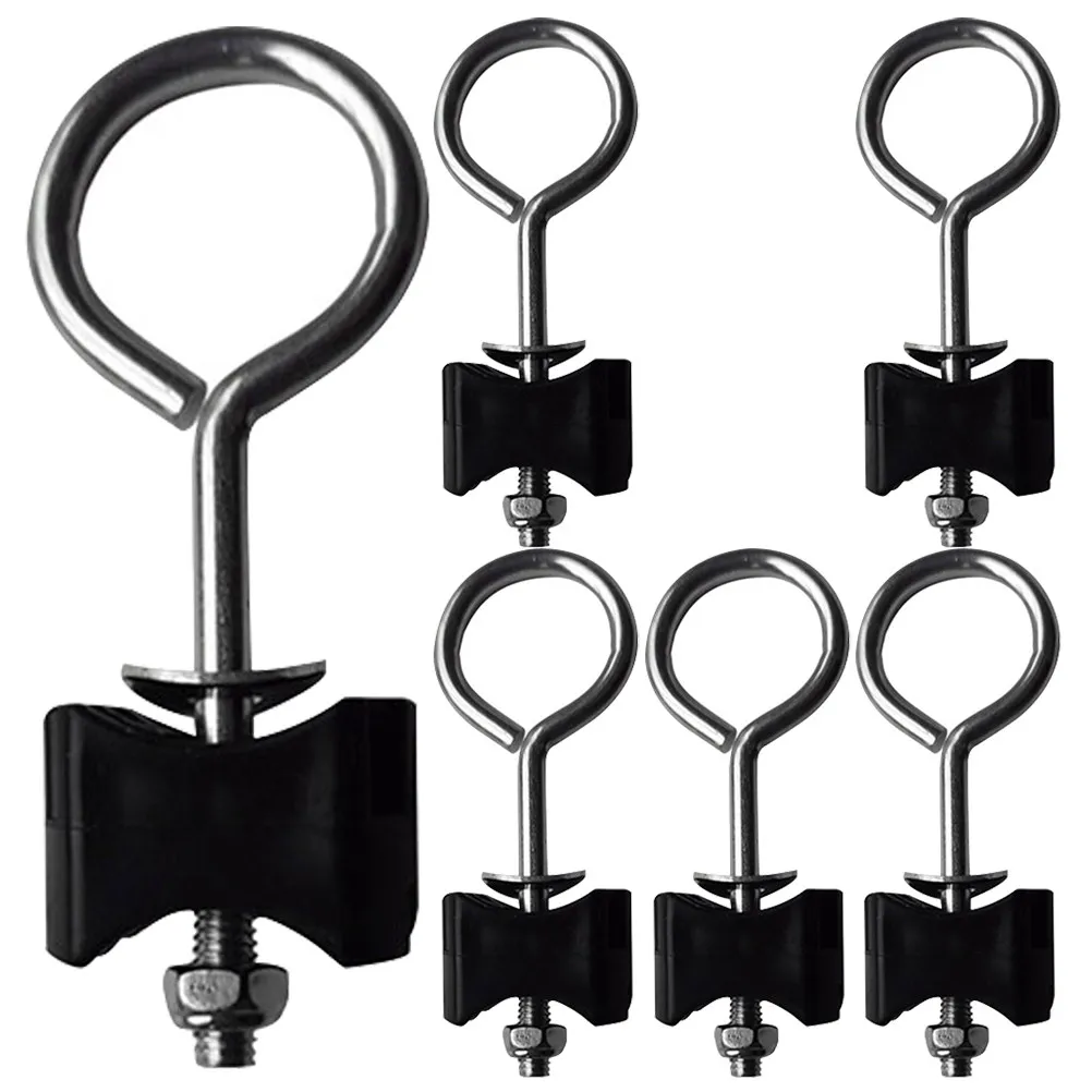 6Pcs Trampoline Screws Steel Galvanized Corrosion-Resistant Stable Fixing Replacement Parts Professional Tools