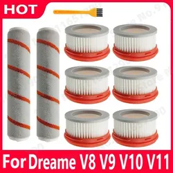 Hepa filter roller pinsel teile für dreame v8 v9 v9b v9p xr v10 v11 haushalt drahtlose staubsauger zubehör