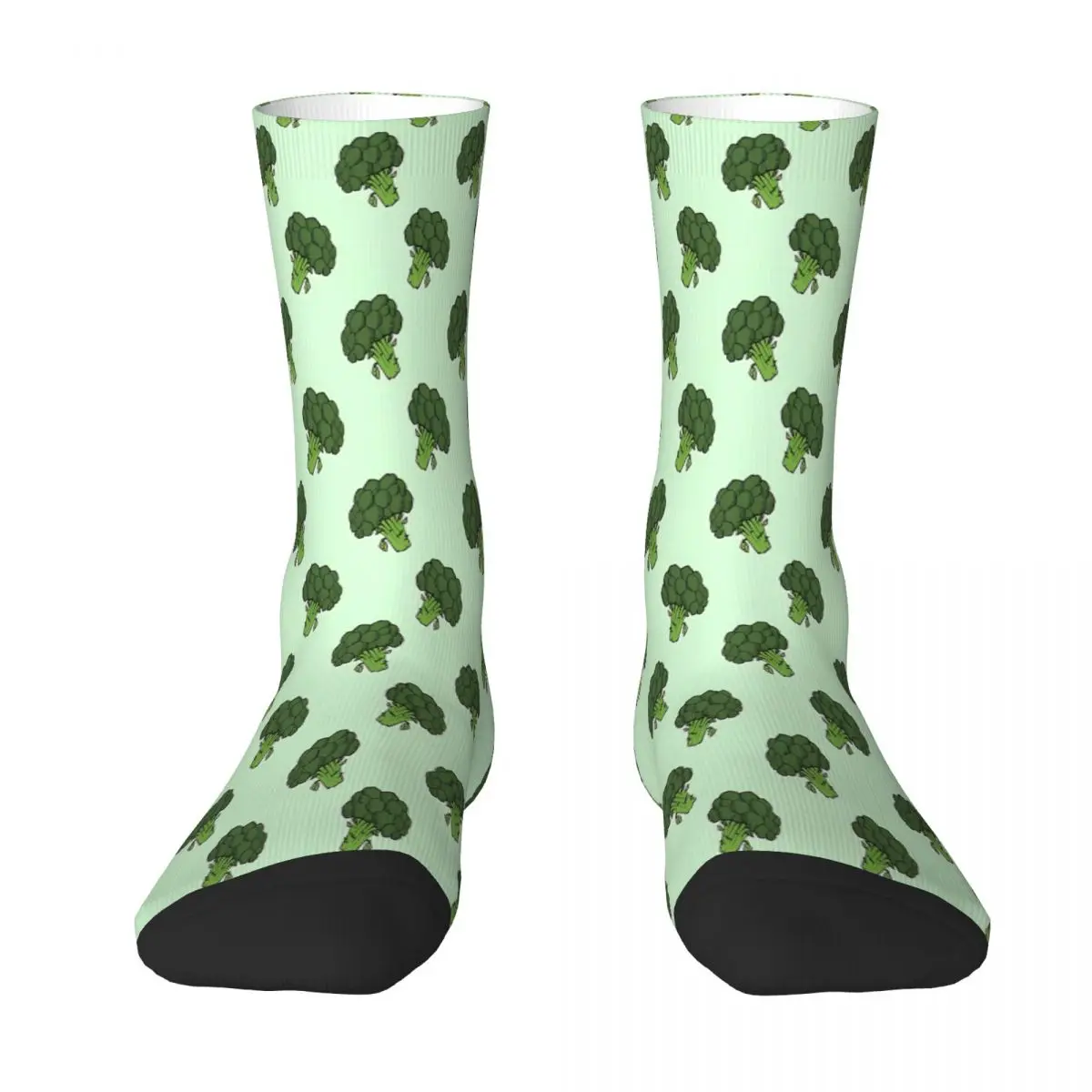 Broccoli Bunch Head Pattern Sock Socks Men Women Polyester Stockings Customizable Design