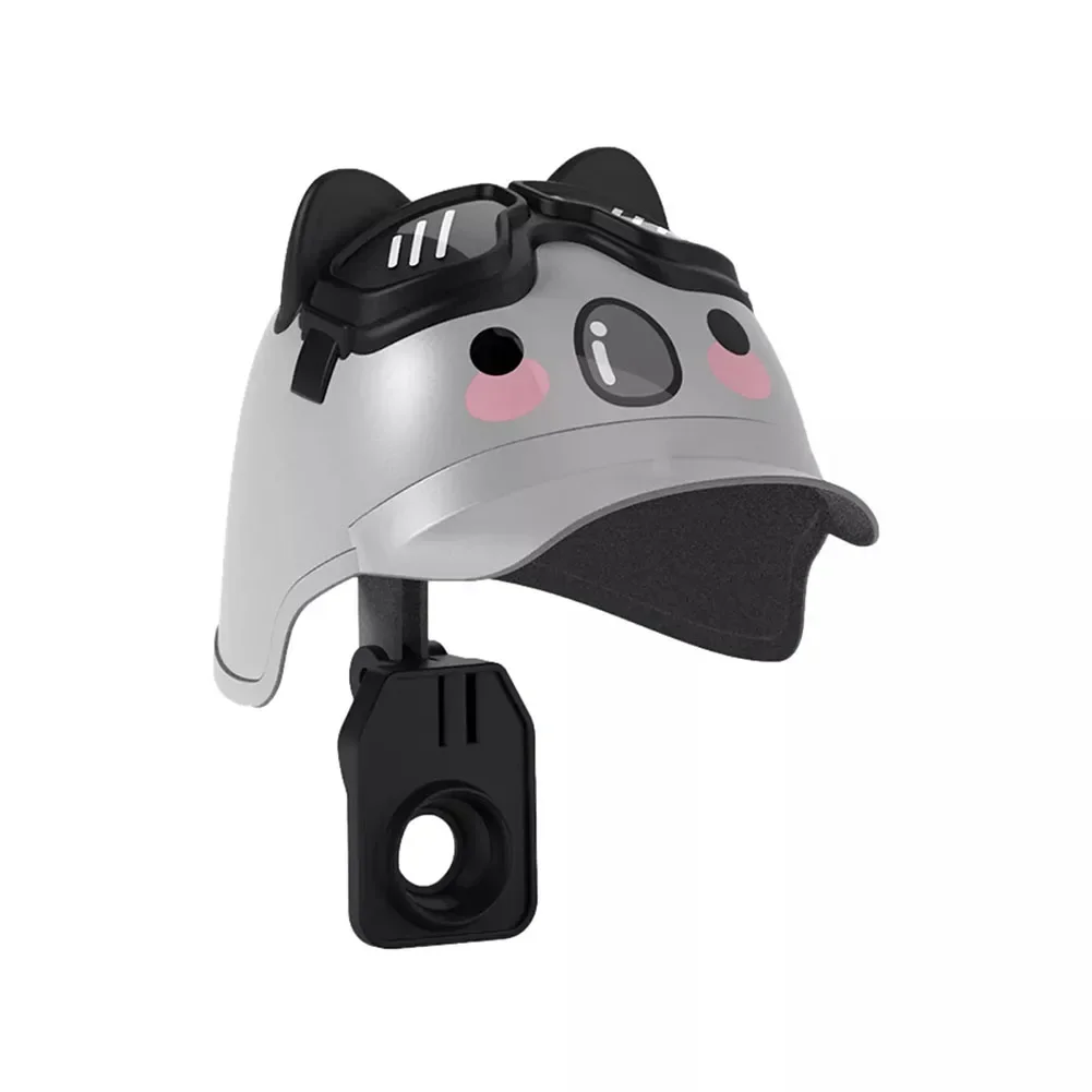 Phone Mount Rainproof Sunproof Phone Bracket With Cover Pink Grey White Car Bike Phone Holder Sun Shade Mini Hat Waterproof Hold