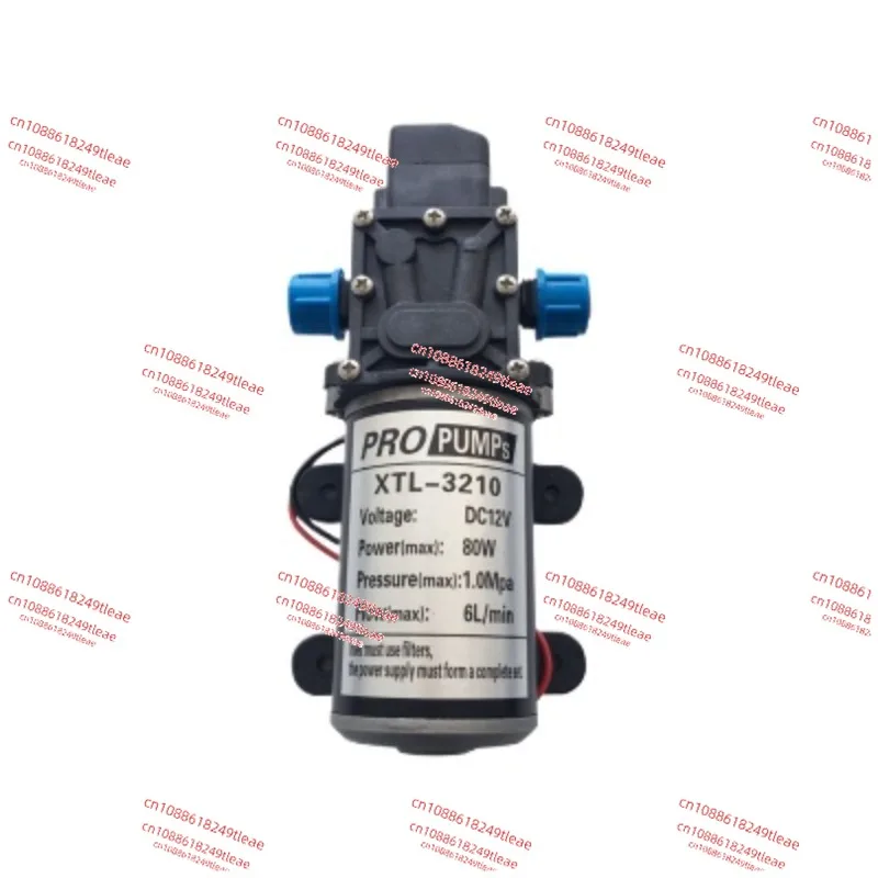 12V24V80W miniature high pressure car wash water pump electric diaphragm pump self-priming agricultural sprayer pump