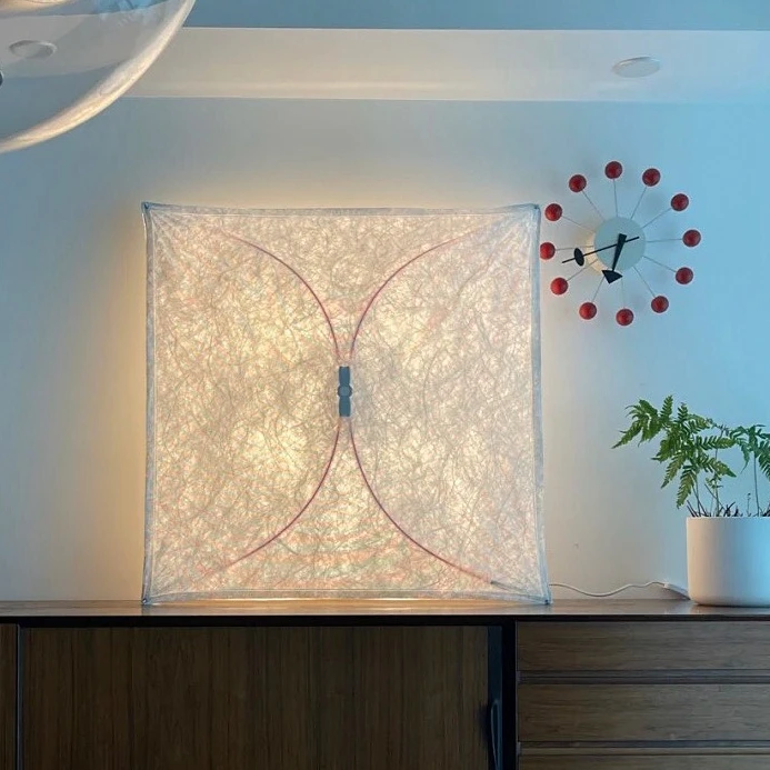 

LED Square Wall Lamps for Bedroom Living Room Home Minimalist Fabric Corridor Background Wall Lights Decoracion Habitacion