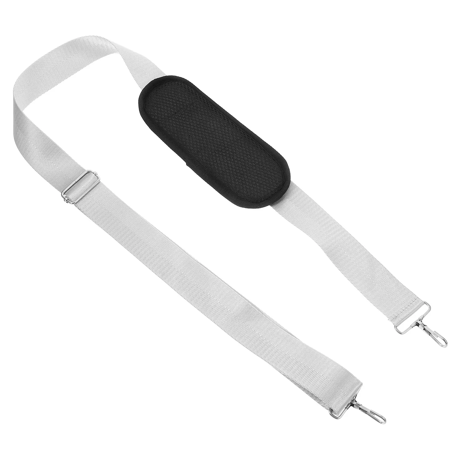 Adjustable Wide Nylon Shoulder Strap Replacement Padded Soft Non-Slip Metal Hooks Crossbody Tool Box Messenger Laptop Bag Strap