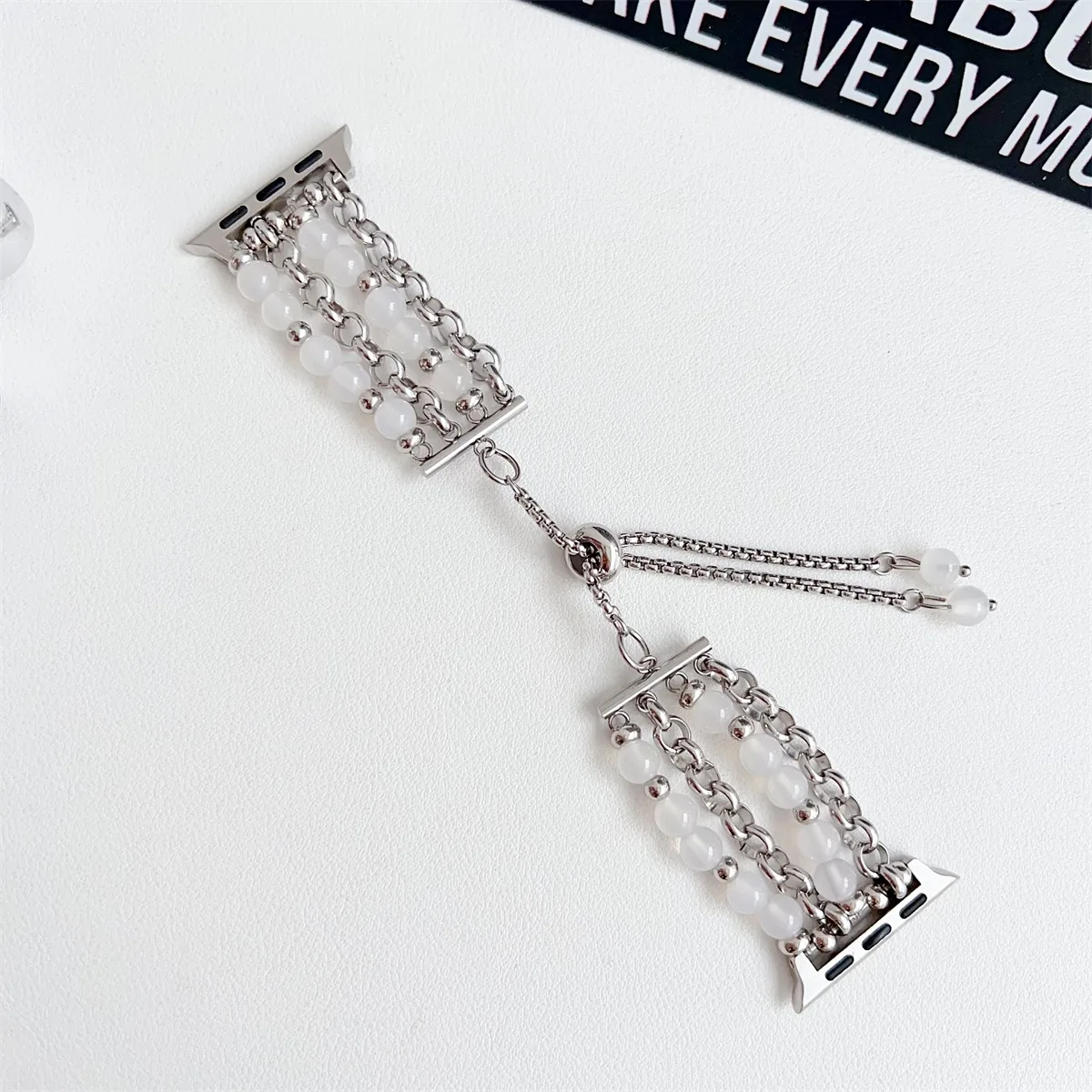 Correa de reloj de acero inoxidable para iWatch Series 10/9/8/7/6/5, correa de reloj de pulsera de moda de 42/44/45/46/49 mm, 38/40/41 mm_voghion.com