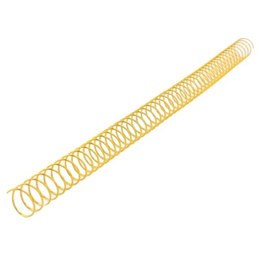

100Pcs Spiral Binding Coils 4:1 Pitch 48 Rings 115 Sheet Capacity 14.3mm Diameter Iron Wire Combs for A4/Letter Size Paper Spin