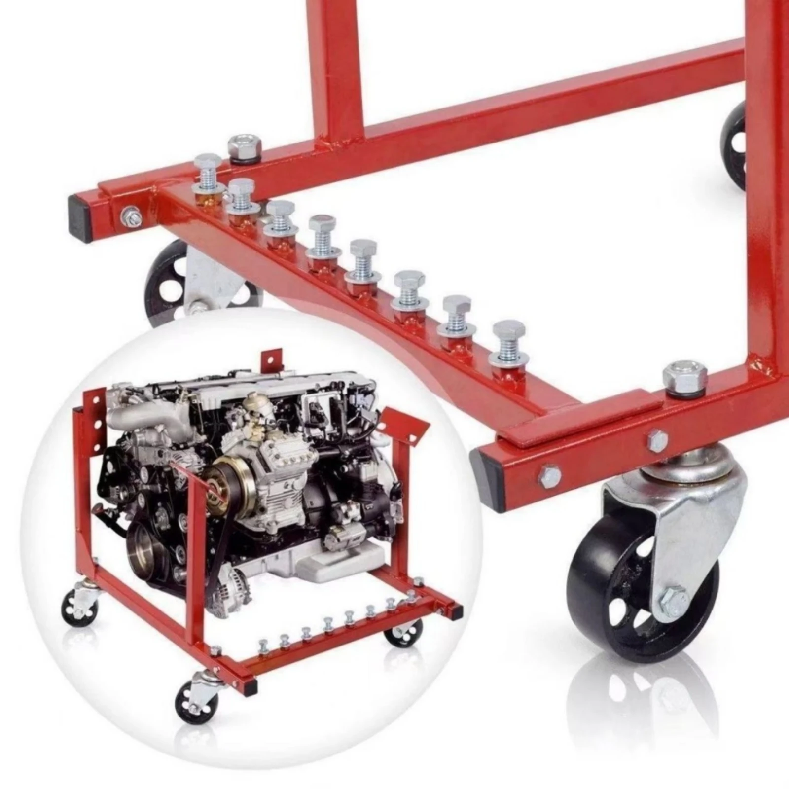 

Chevy Engine Stand Steel Engine Stand Repair Equipment Lightweight for Mechanics