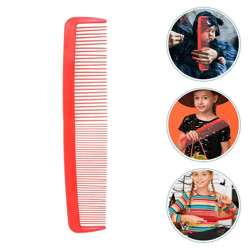 Giant Wide Comb Props Halloween Large Prank Jumbo Clown Comb Theater Costume Accessories Stage Performance Party