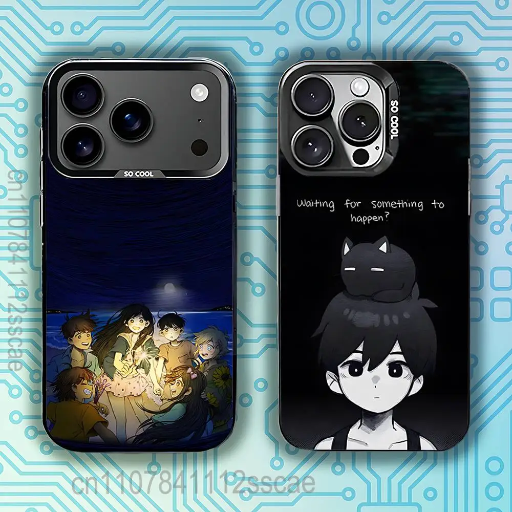 

O-OmoriS Game Phone Case For iPhone 17,16,15,14,13,12,11,Pro,Max,Plus,E,Air,Mini Black Tpu IMD Cover