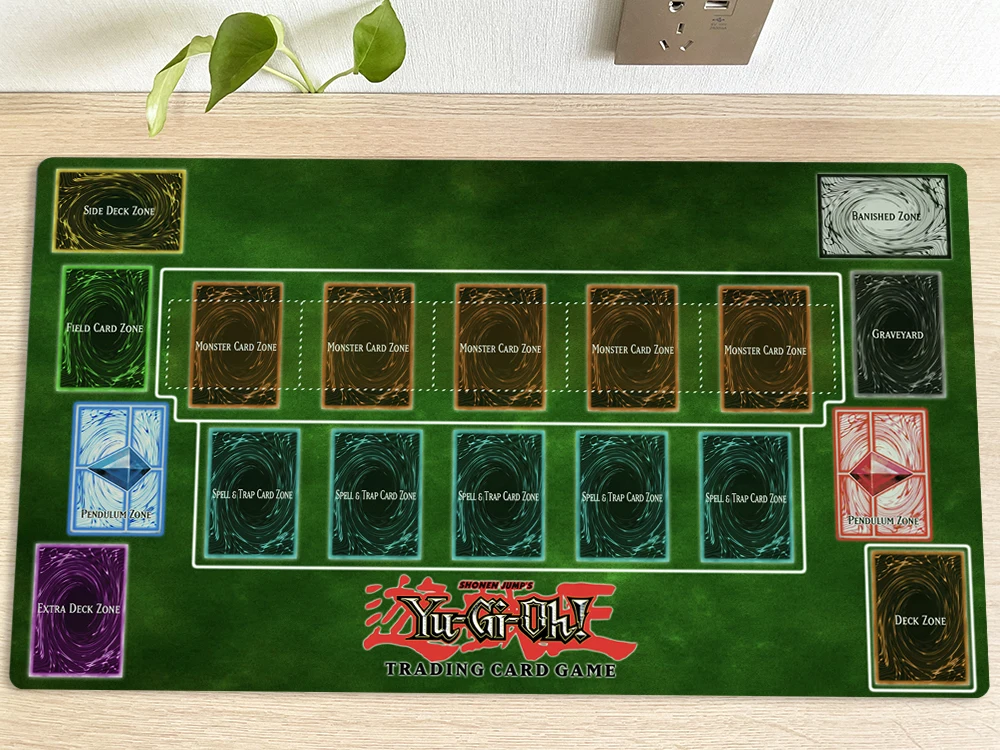 

YuGiOh Playmat CCG TCG Mat Trading Card Game Mat Table Playing Pad Mousepad 60x35cm Mouse Pad Free Bag