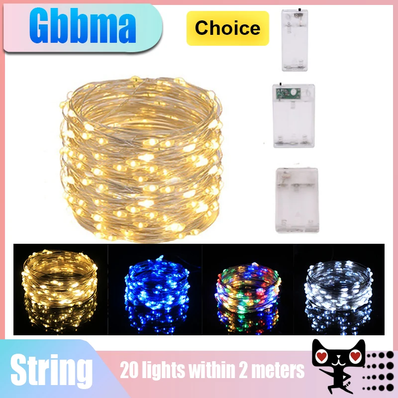 

1/2M AA LED Christmas lights，Outdoor waterproof can be used to decorate the Christmas tree,Interior decoration for Christmas