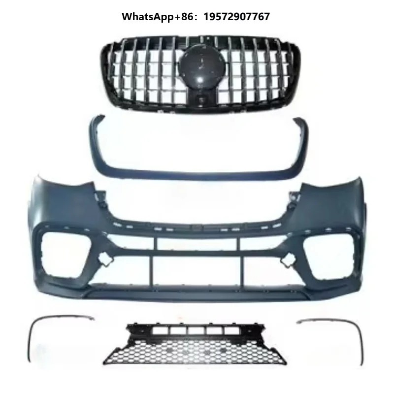 Front Bumper Rear Bumper with Grille Side Skirt for  Sprinter Body Kit W906 W907 W910 2018-2020 to