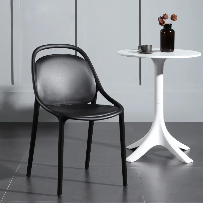 

ins net red creative backrest color dining chair coffee milk tea shop dining chair modern minimalist office chair outdoor seat